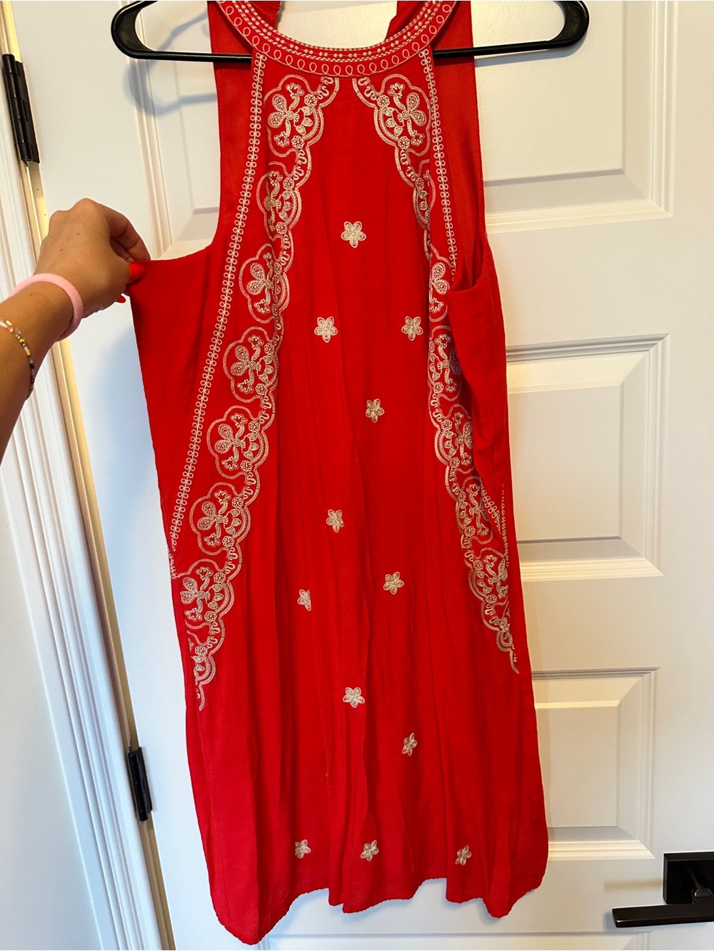 Red dress
